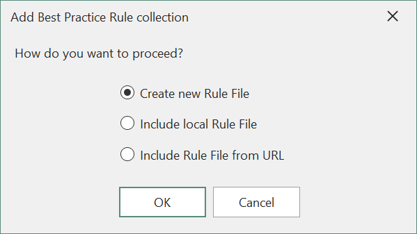 Add Best Practice rule collection