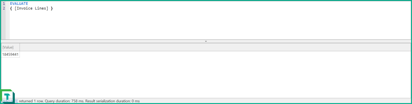 Dax Query Evaluate Measure