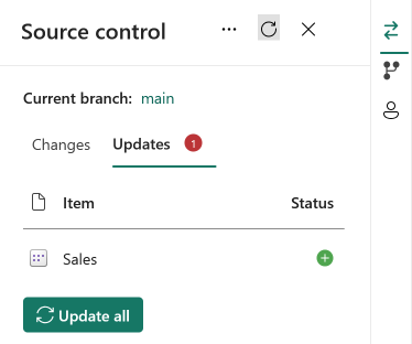 Synchronize workspace with Git